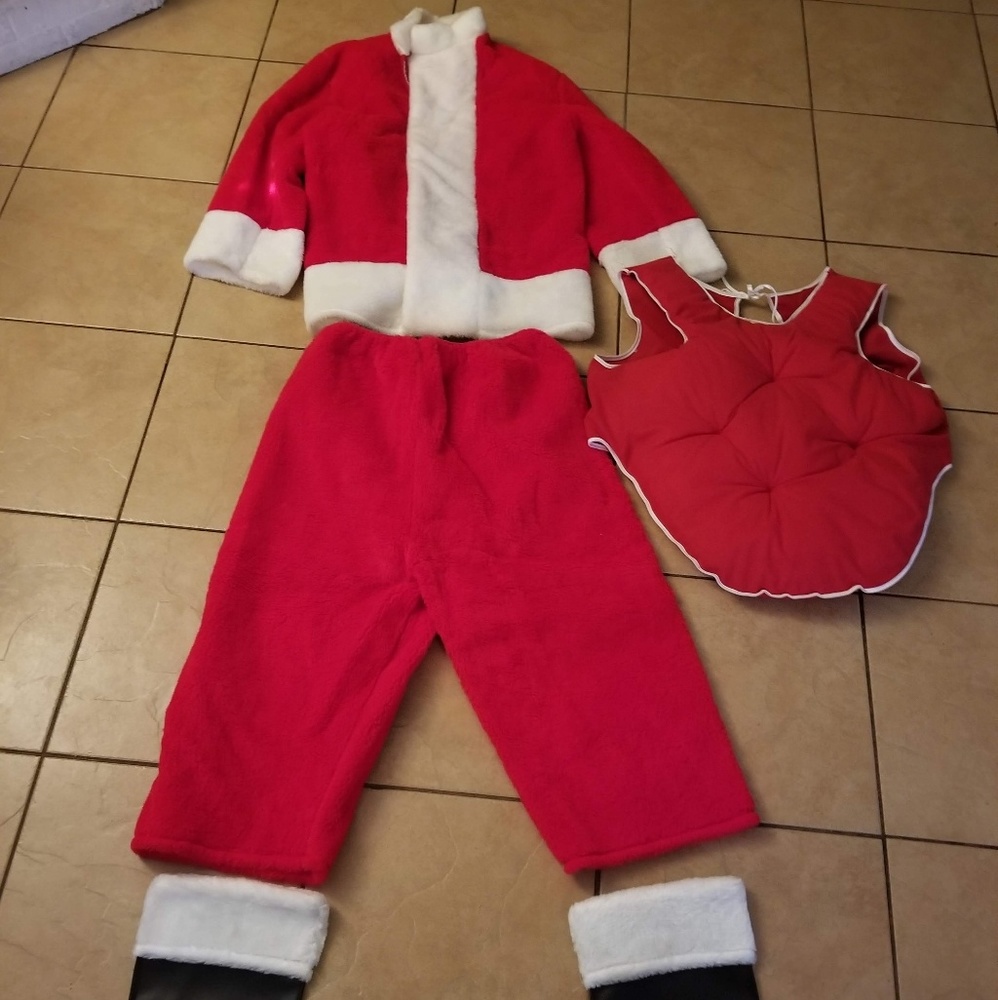 Santa clause and miss clause costumes